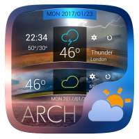 Arch GO Weather Widget Theme on 9Apps