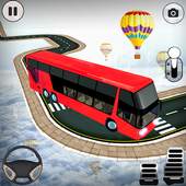 Impossible Bus Driving Sky Tracks - Bus  Games