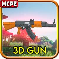 3D Weapon Gun Mod for Minecraft PE