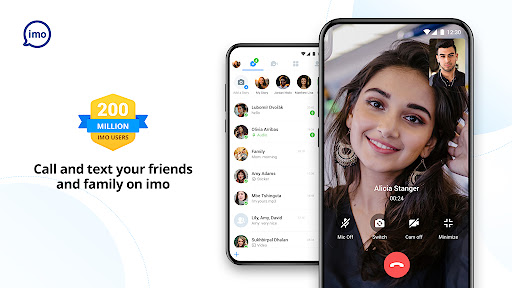 imo beta -video calls and chat screenshot 1