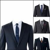 Men Formal Suit Photo Montage