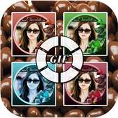 ChocolateDay Gif Photo Frame 2018 on 9Apps