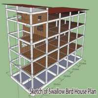 Sketch of Swallow Bird House P