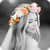 Flower Crown Photo Effect on 9Apps