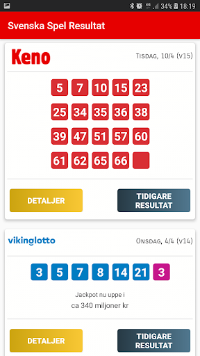 Viking store lotto resultat