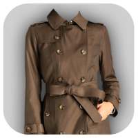 Women Trench Coat Montage Suit Photo Editor on 9Apps