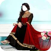 Anarkali Black Salwar Suit on 9Apps