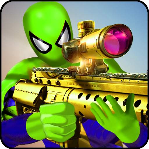 Superhero Shooting battle: Strange Spider Combat