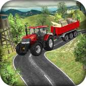 Real Tractor Transporte de carga: Offroad 3D Sim