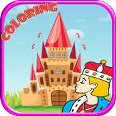 Colorea castillos para chicos