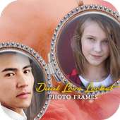 Dual Love Locket Photo Frames