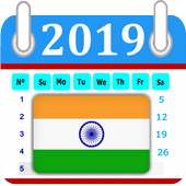 Calendar India 2019- Holidays on 9Apps