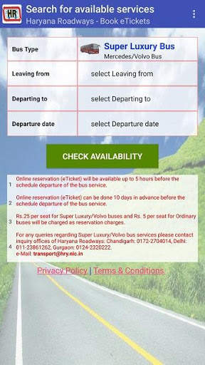Haryana Roadways Online Bus Tickets Booking App स्क्रीनशॉट 3