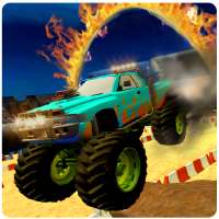 Monster Truck Destruction Derby Stunts