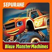 Blaze Light Truck Monster Machine Games