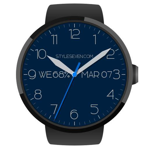 Modern Analog Watch Face-7 for Wear OS by Google