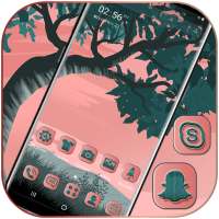 Pink Sky Launcher Theme