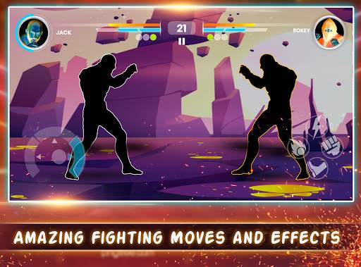 Deadly Shadow Fight : shadow fighting game скриншот 1