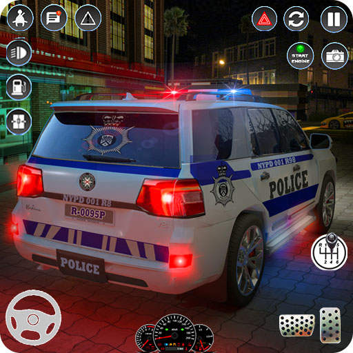 US Police Car Driving Sim 3D