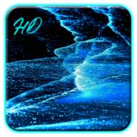 Blue Night Ocean APUS Live Wallpaper