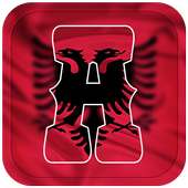 Albania Flag Letter Alphabet & Name