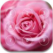 Pink Love password Lock Screen on 9Apps