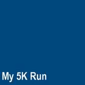 My 5k Run Results on 9Apps