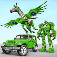 Horse robot jeep games - juego de coche robot