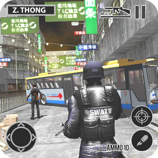 SWAT Dragons City Shooter Game