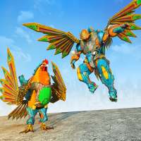 gallo robot transformador juegos: robot guerras