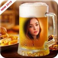 Beer Glass Photo Frame on 9Apps