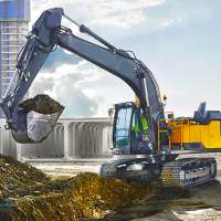 Heavy Excavator Crane Construction Simulator