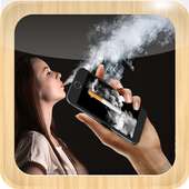virtual cigarette roll and smoke