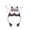 Cute Panda Sticker - WAStickerApps
