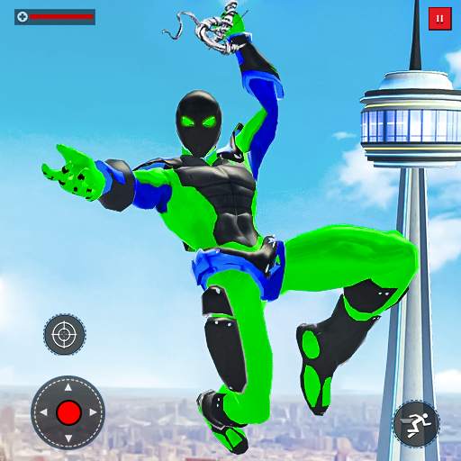 Flying Spider Robot Hero: Gangster Crime City