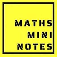Maths Mini Notes