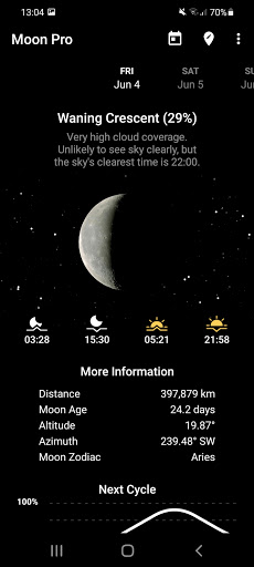 My Moon Phase - Lunar Calendar & Full Moon Phases screenshot 1