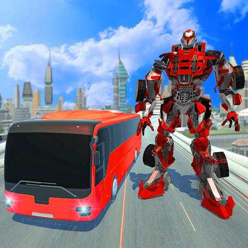 Bus Robot Transforming Game - Passenger Transport