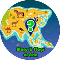 Maps of Asia Quiz 🌏 Asian Flags Countries Game