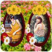 Garden Dual Photo Frames on 9Apps