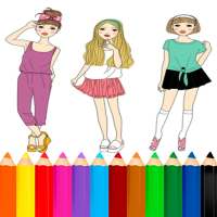 Coloring Fashion Girls