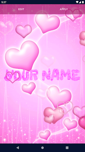 Pink Hearts Live Wallpaper APK for Android Download