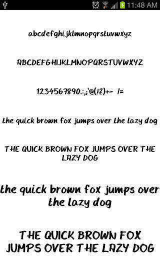 Written Fonts for FlipFont 1 تصوير الشاشة