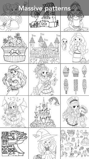 Princess coloring book screenshot 5