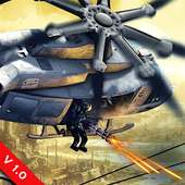 軍用ヘリコプターゲーム：Apache strike
