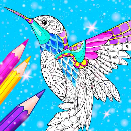Antistress Coloring By Numbers For Adults