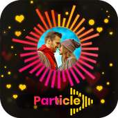 Particle Video Status Maker - Wave Music Effect on 9Apps