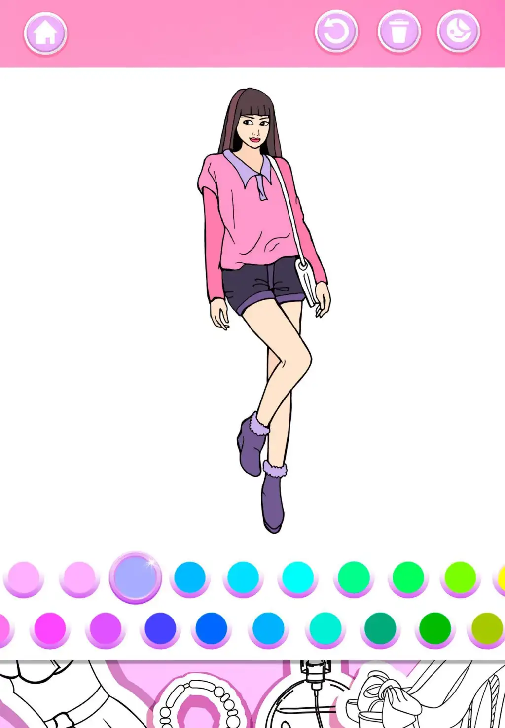 Fashion Coloring Book Screenshot