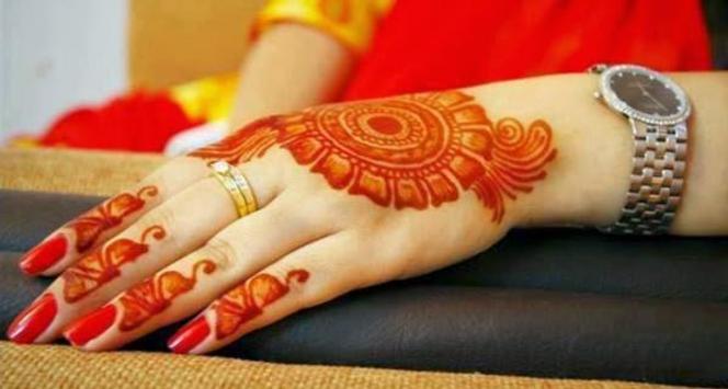 Mehndi design with kainat