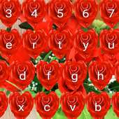 Keyboard mawar merah